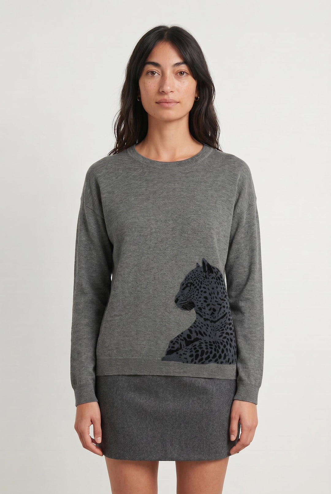 Pull Gris et Noir - Taille M/38 de la marque Gerard Darel | PARAD107631 - Vendu par Paradigme - Image 1