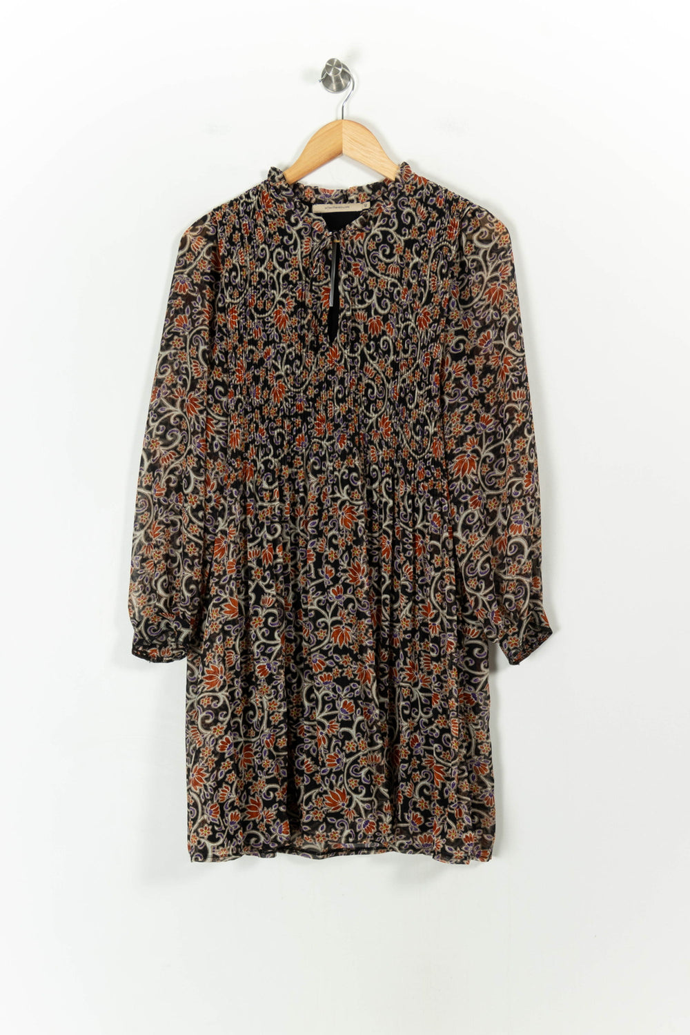 Robe Fleurie Multicolore - Taille L/40 de la marque La Fée Maraboutée | PARAD107635 - Vendu par Paradigme - Image 2