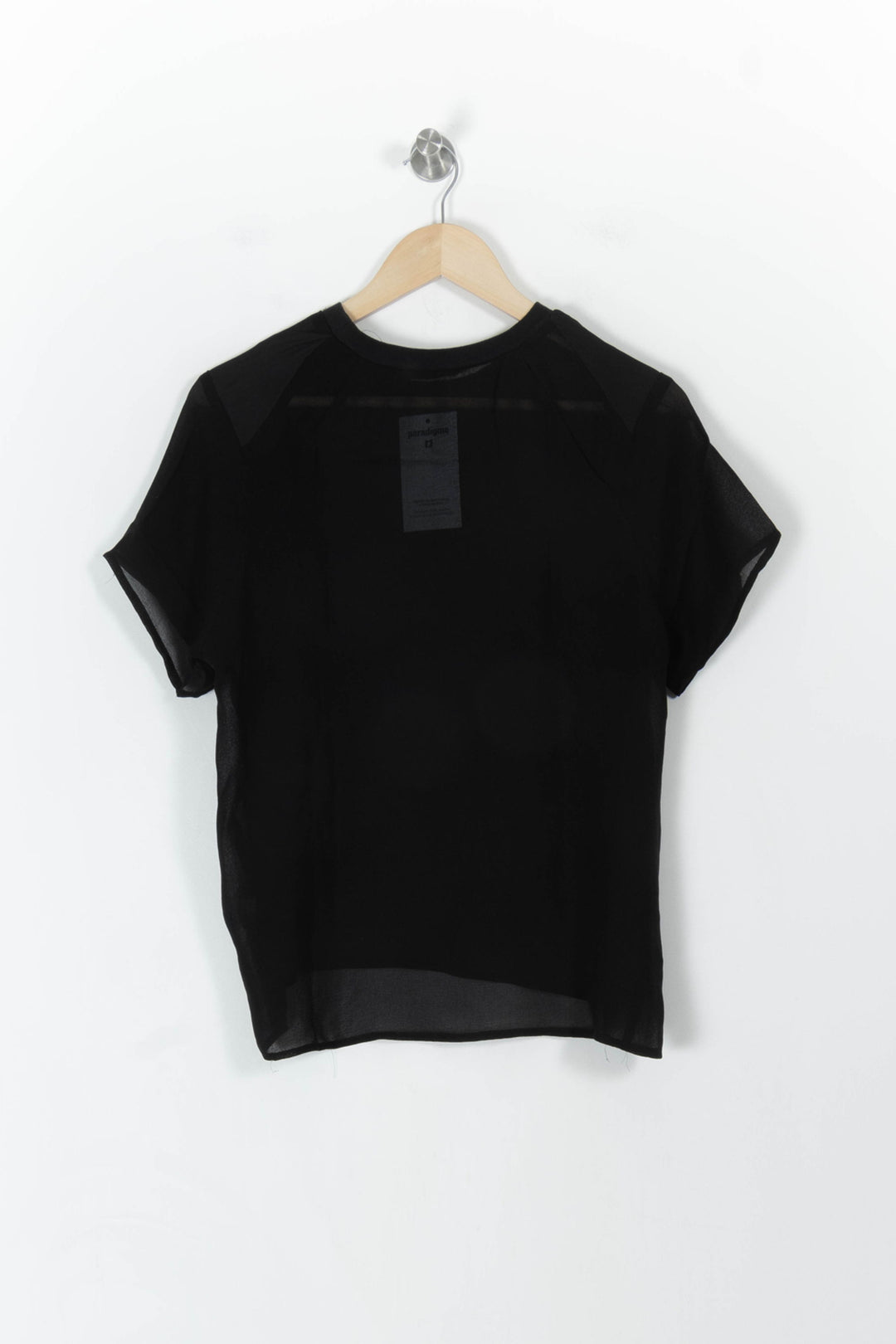 Blouse Noire - Taille S/36 de la marque American Vintage | PARAD107636 - Vendu par Paradigme - Image 4