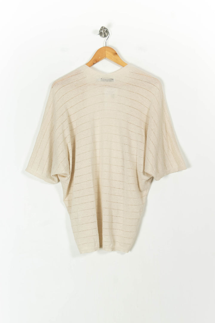 Gilet Beige - Taille M/38 de la marque La Fée Maraboutée | PARAD107639 - Vendu par Paradigme - Image 4