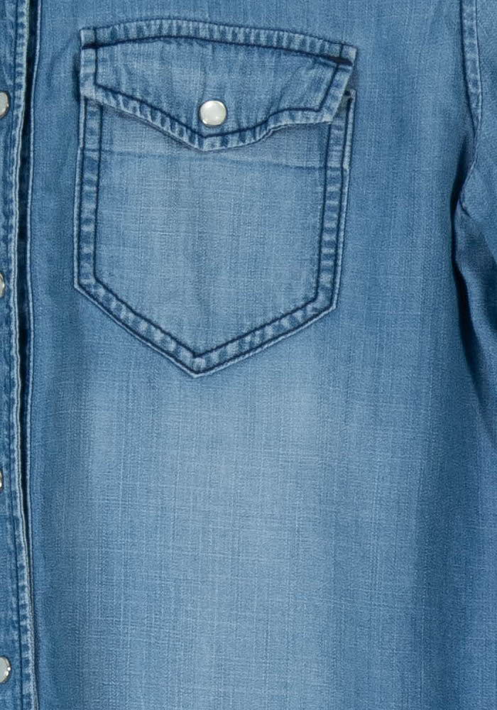 Chemise Bleu - Taille L/40 de la marque Indies | PARAD107640 - Vendu par Paradigme - Image 3