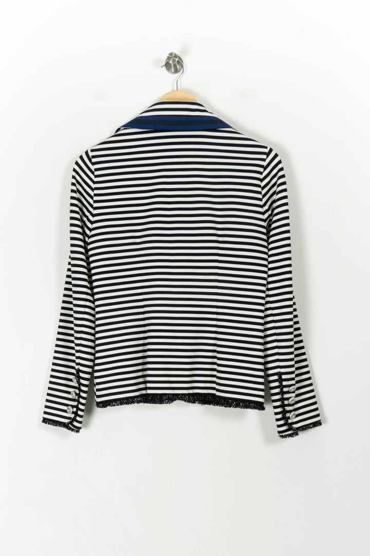 Veste Rayée Noire et Blanche - Taille XL/42 de la marque Bleu Blanc Rouge | PARAD107642 - Vendu par Paradigme - Image 4