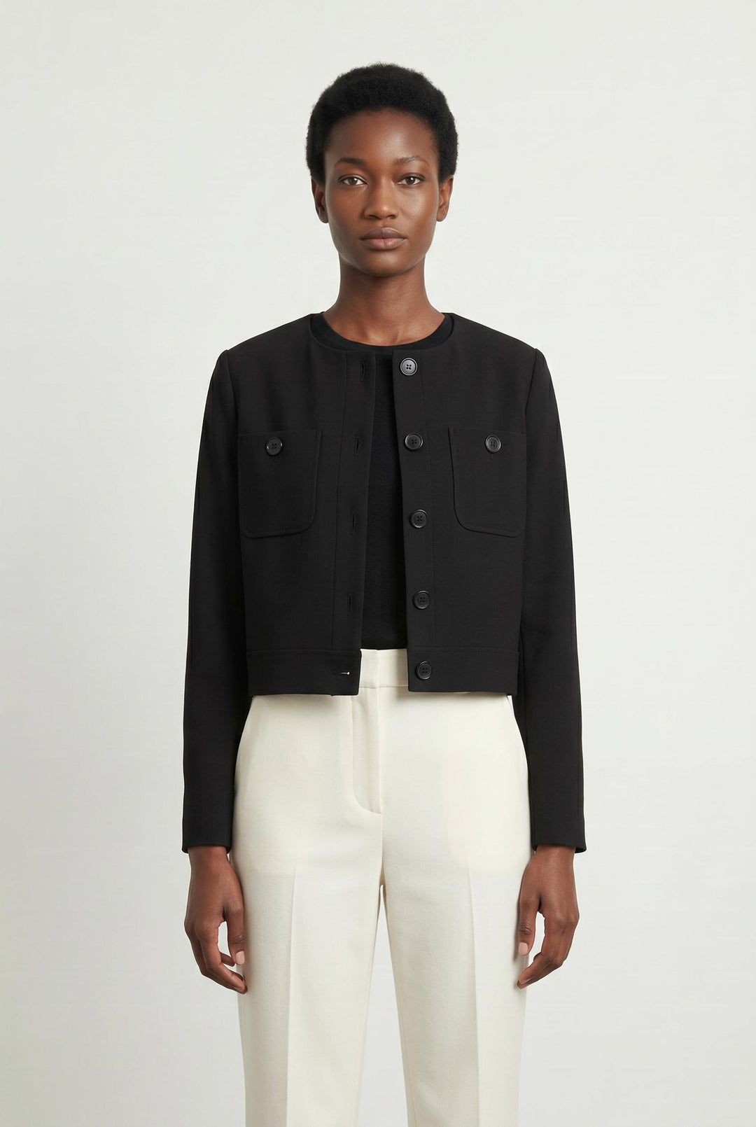 Veste Noire - Taille M/38 de la marque La Fée Maraboutée | PARAD107644 - Vendu par Paradigme - Image 1