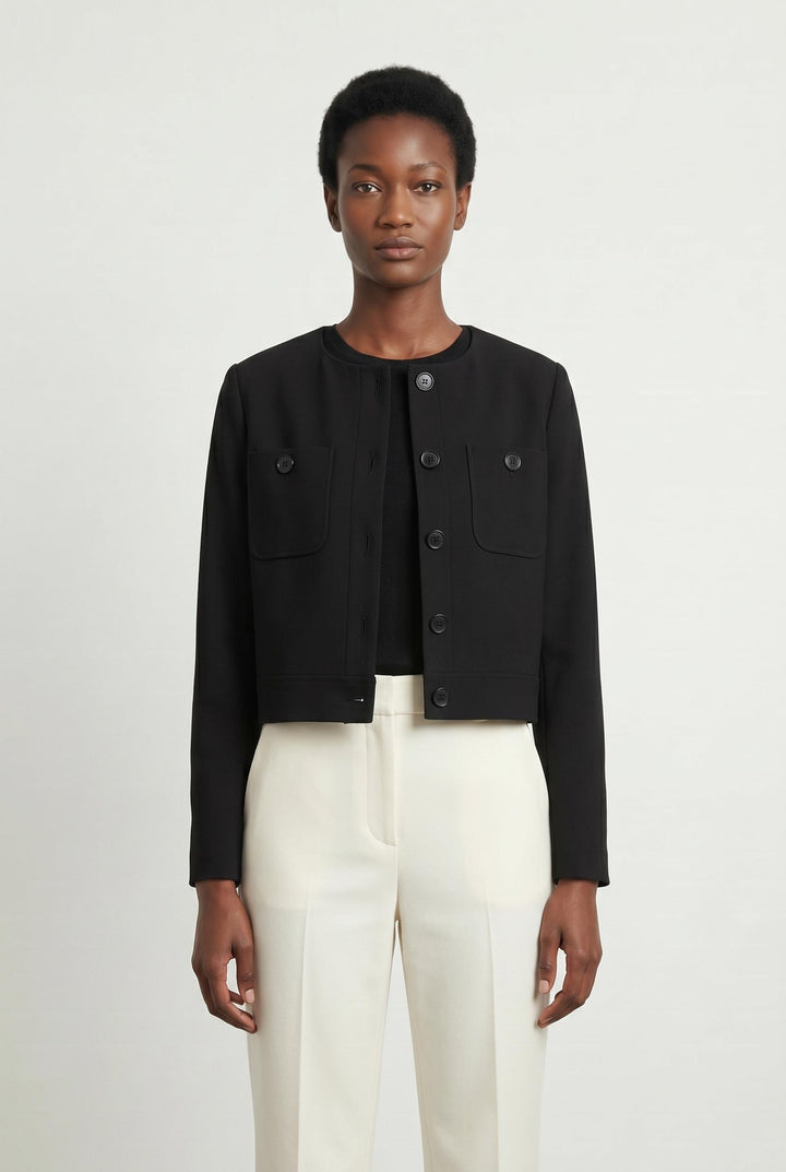 Veste Noire - Taille M/38 de la marque La Fée Maraboutée | PARAD107644 - Vendu par Paradigme - Image 1