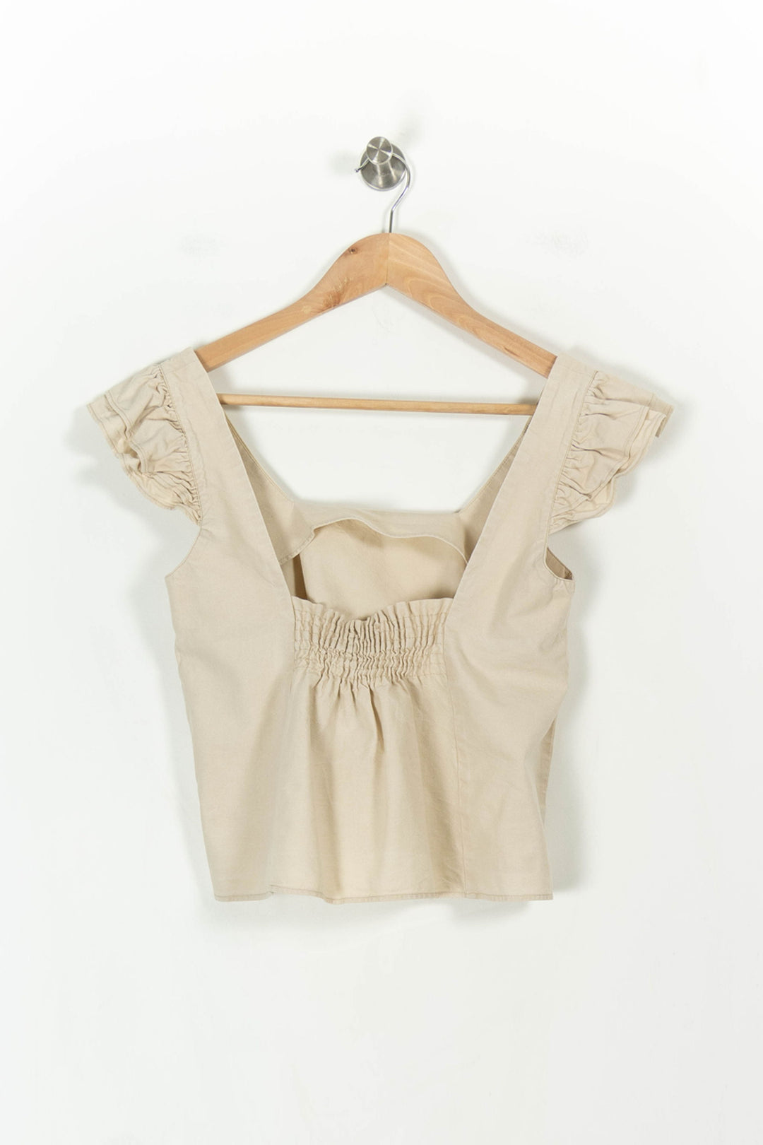 Blouse Beige - Taille XS/34 de la marque Balzac Paris | PARAD107646 - Vendu par Paradigme - Image 4