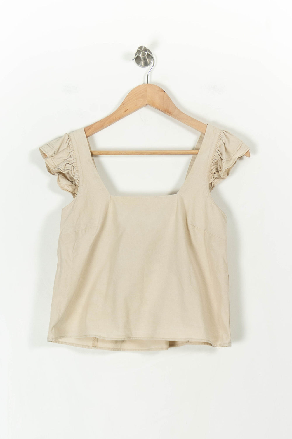 Blouse Beige - Taille XS/34 de la marque Balzac Paris | PARAD107646 - Vendu par Paradigme - Image 2