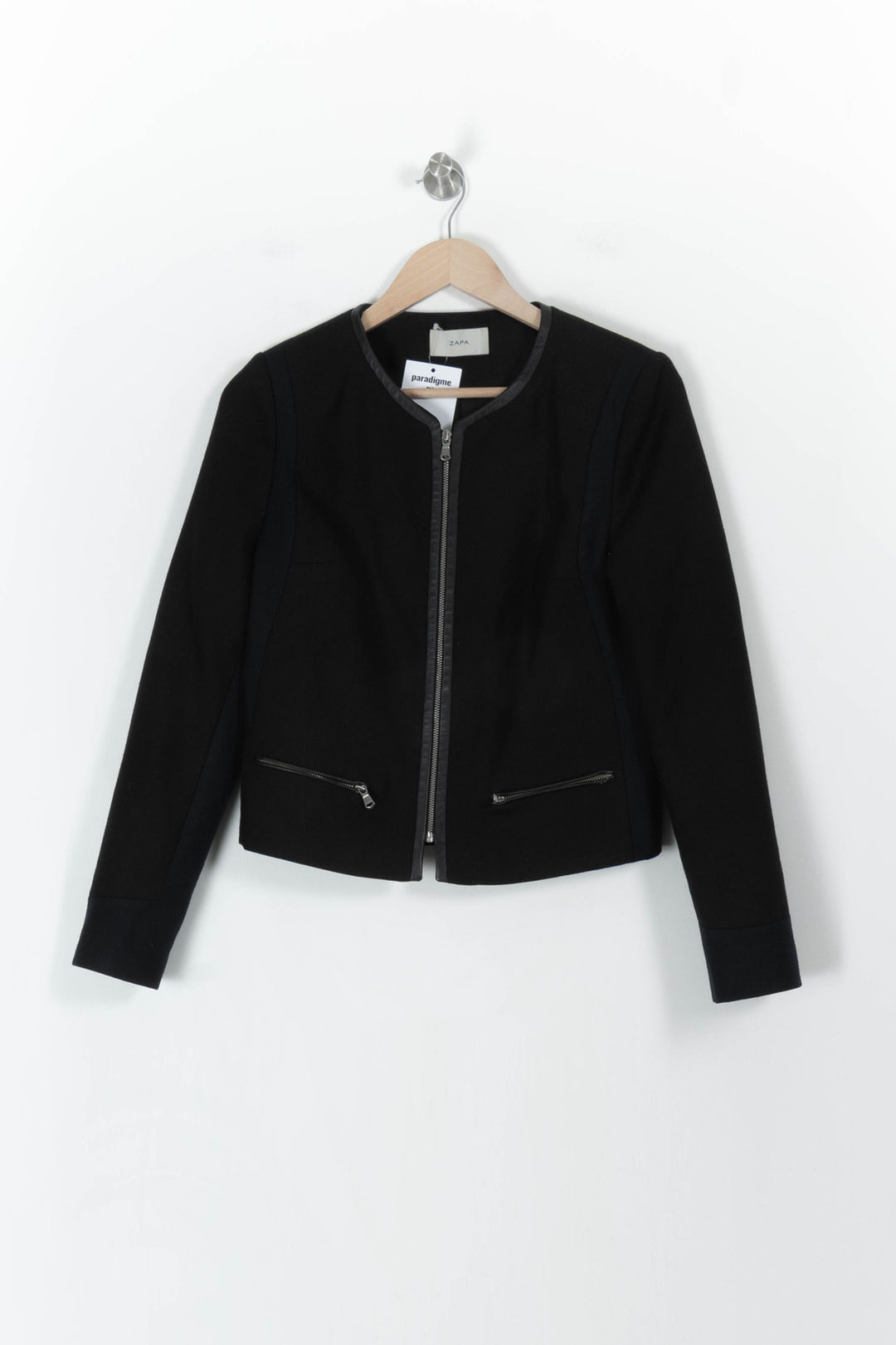 Veste Noire - Taille L/40 de la marque ZAPA | PARAD107648 - Vendu par Paradigme - Image 2