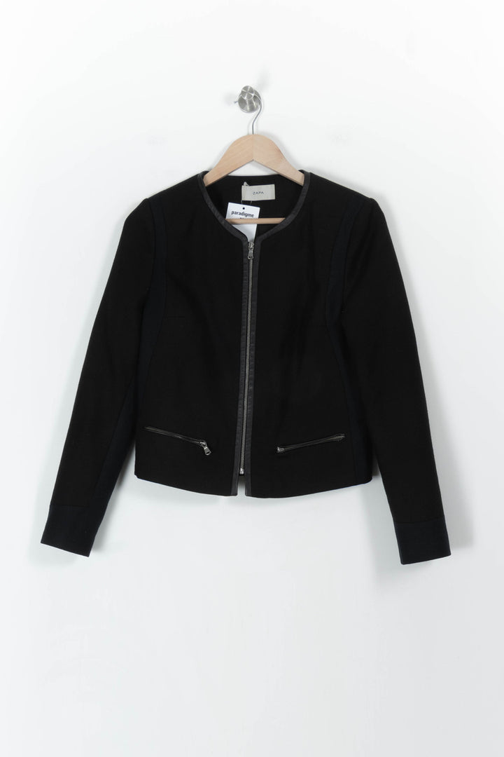 Veste Noire - Taille L/40 de la marque ZAPA | PARAD107648 - Vendu par Paradigme - Image 2
