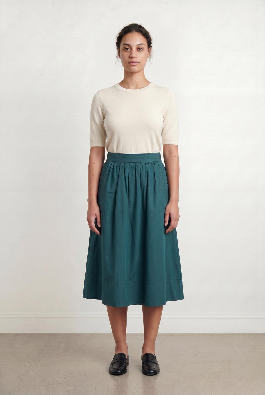 Jupe Midi Verte - Taille L/40 de la marque Comptoir des Cotonniers | PARAD107649 - Vendu par Paradigme - Image 1