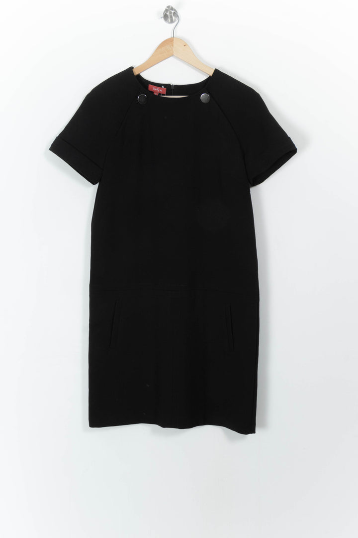 Robe Droite Noire - Taille M/38 de la marque Derhy | PARAD107654 - Vendu par Paradigme - Image 2