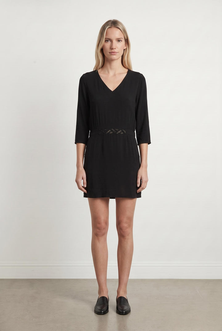 Robe Courte Noire - Taille M/38 de la marque Suncoo | PARAD107656 - Vendu par Paradigme - Image 1