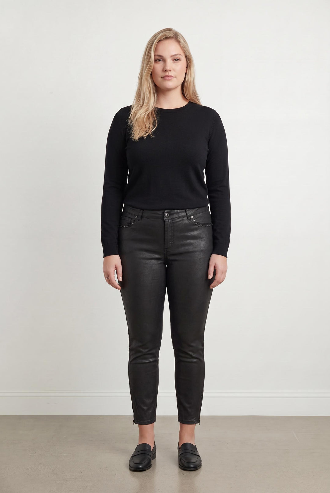 Pantalon Slim Noir - Taille XXL/44 de la marque IKKS | PARAD107661 - Vendu par Paradigme - Image 1