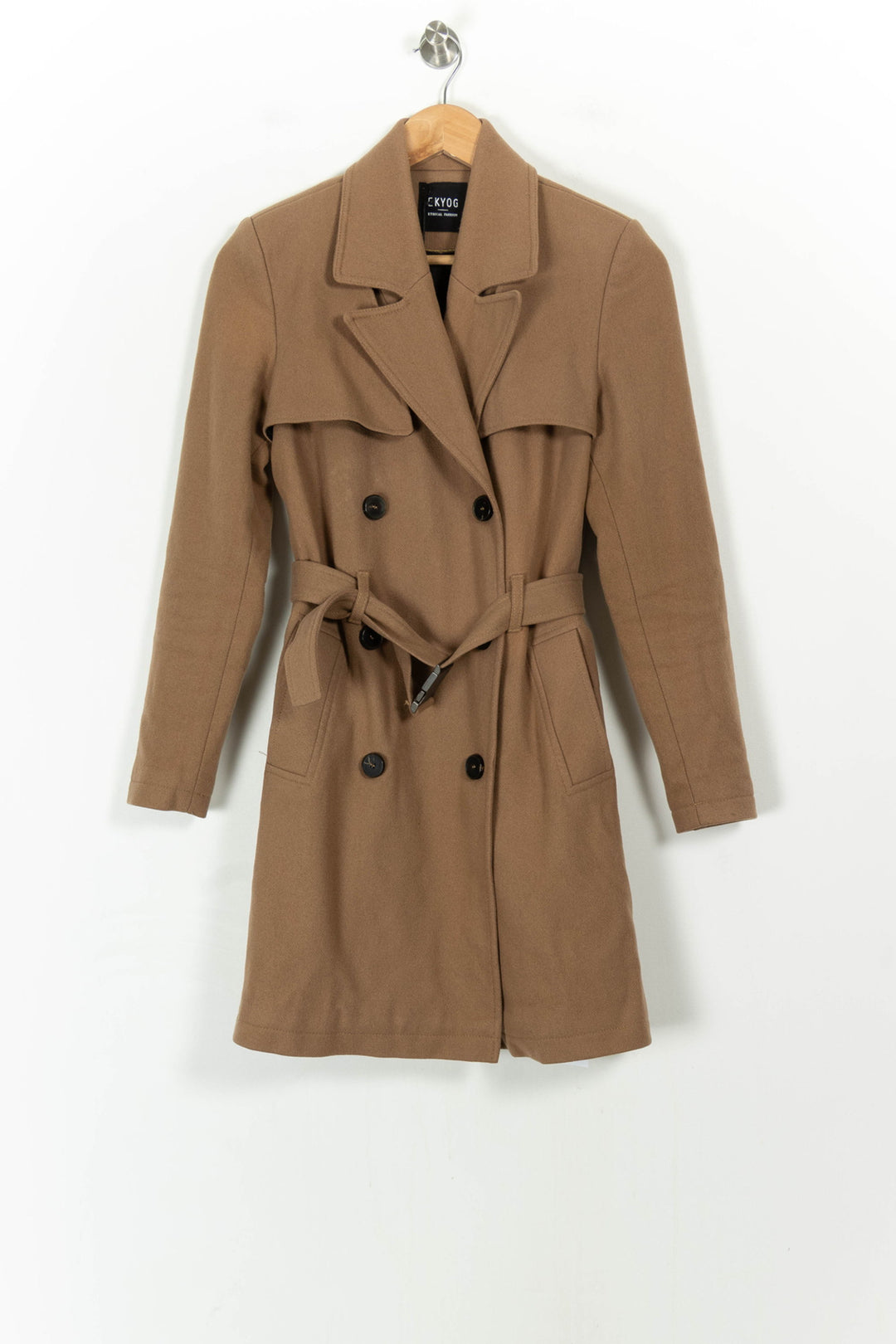 Trench Marron - Taille S/36 de la marque Ekyog | PARAD107670 - Vendu par Paradigme - Image 2