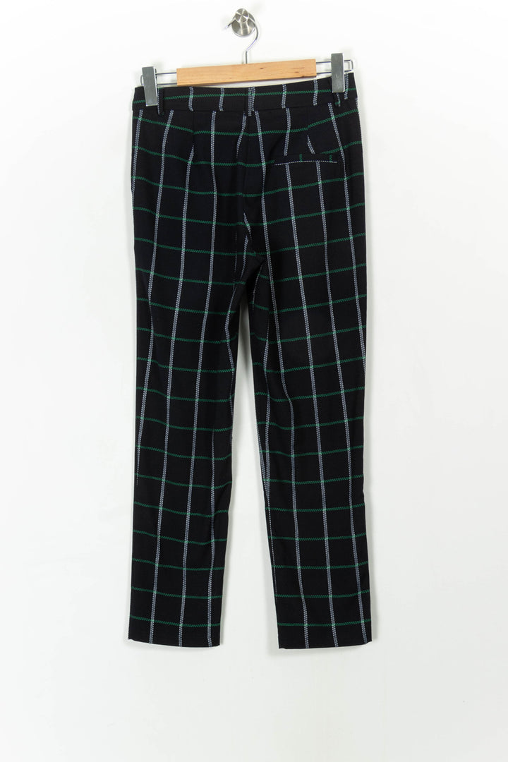 Pantalon à Carreaux Noir et Vert - Taille S/36 de la marque FRNCH | PARAD107672 - Vendu par Paradigme - Image 4