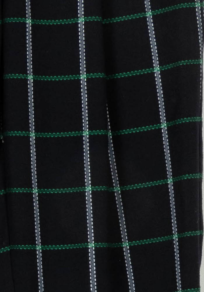 Pantalon à Carreaux Noir et Vert - Taille S/36 de la marque FRNCH | PARAD107672 - Vendu par Paradigme - Image 3