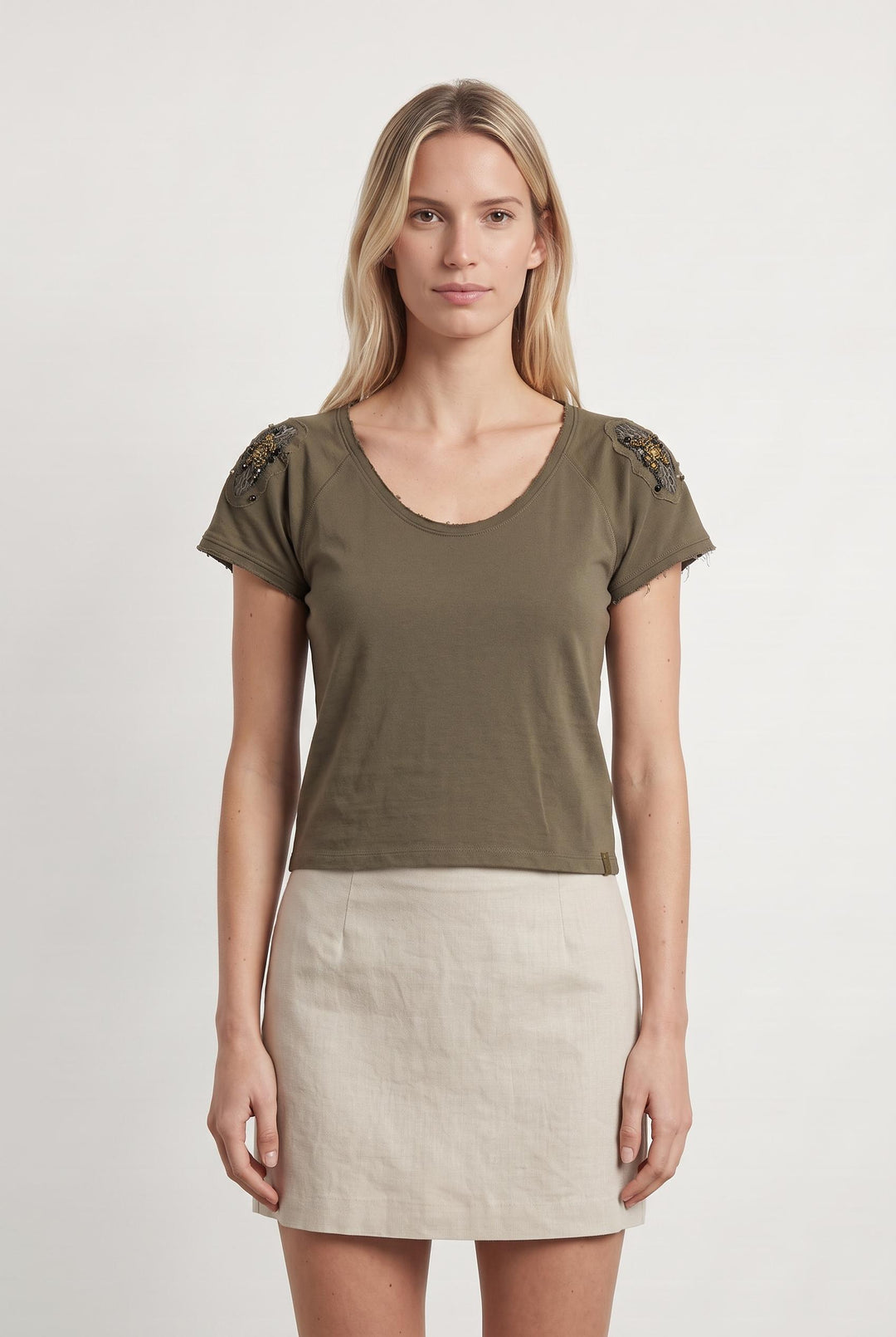 Tee-shirt Vert - Taille S/36 de la marque IKKS | PARAD107678 - Vendu par Paradigme - Image 1