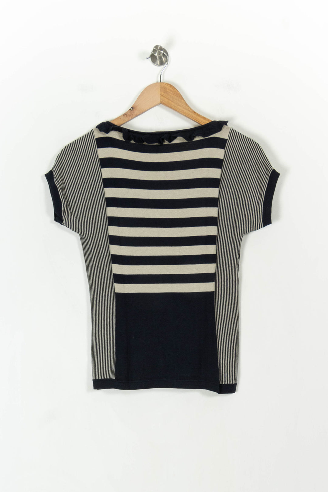 Pull Bleu et Beige - Taille S/36 de la marque Weekend Max Mara | PARAD107679 - Vendu par Paradigme - Image 4