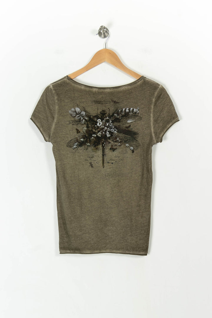 Tee-shirt Vert - Taille XS/34 de la marque IKKS | PARAD107682 - Vendu par Paradigme - Image 4