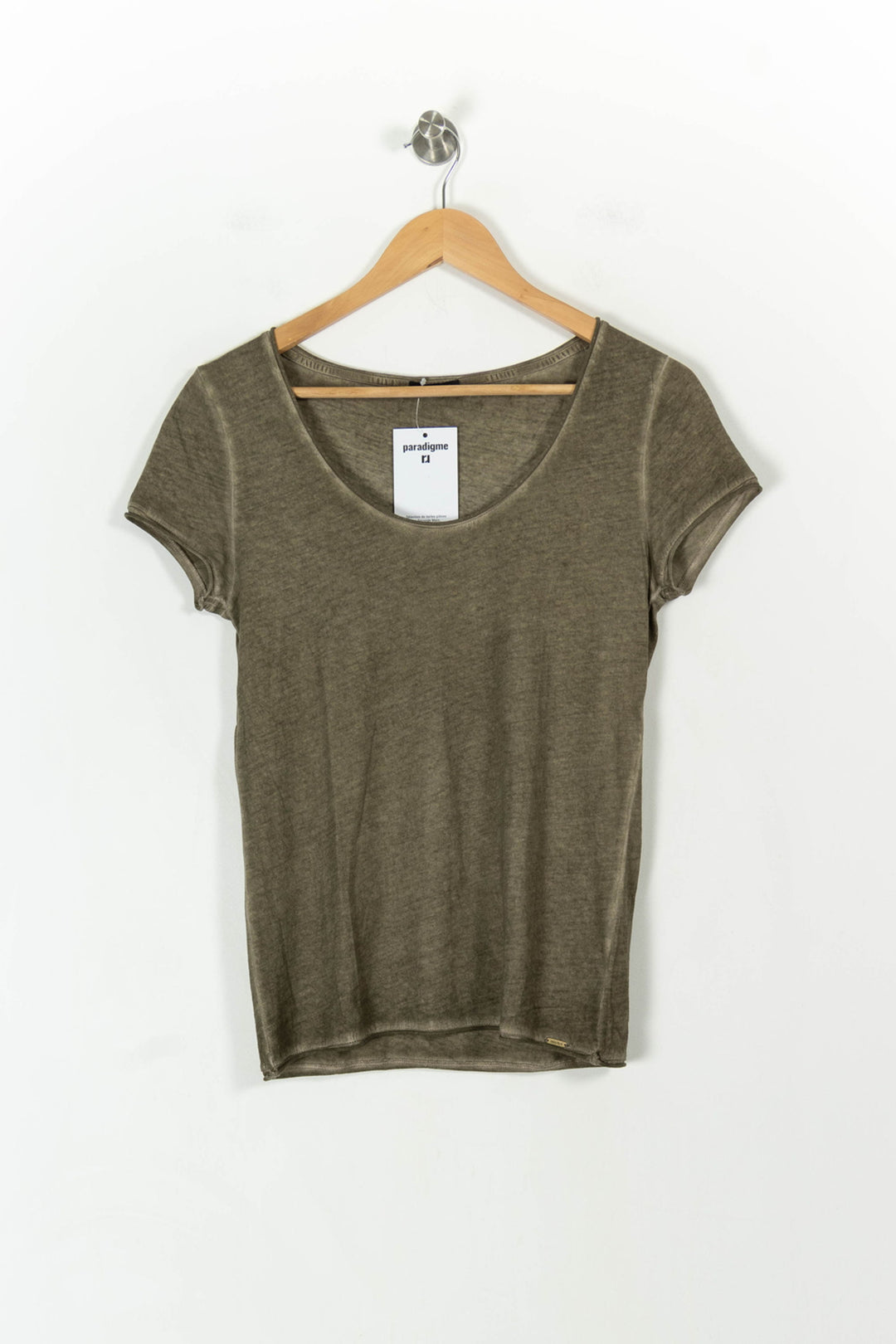 Tee-shirt Vert - Taille XS/34 de la marque IKKS | PARAD107682 - Vendu par Paradigme - Image 2