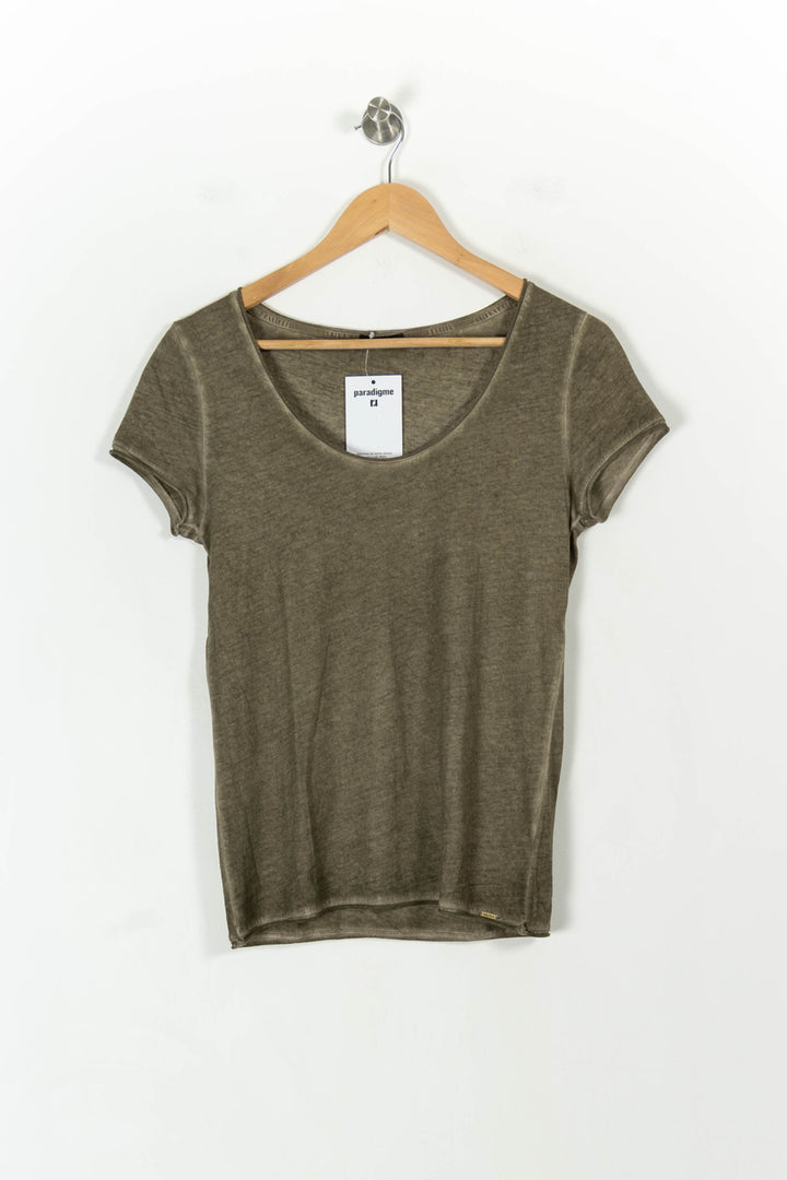 Tee-shirt Vert - Taille XS/34 de la marque IKKS | PARAD107682 - Vendu par Paradigme - Image 2