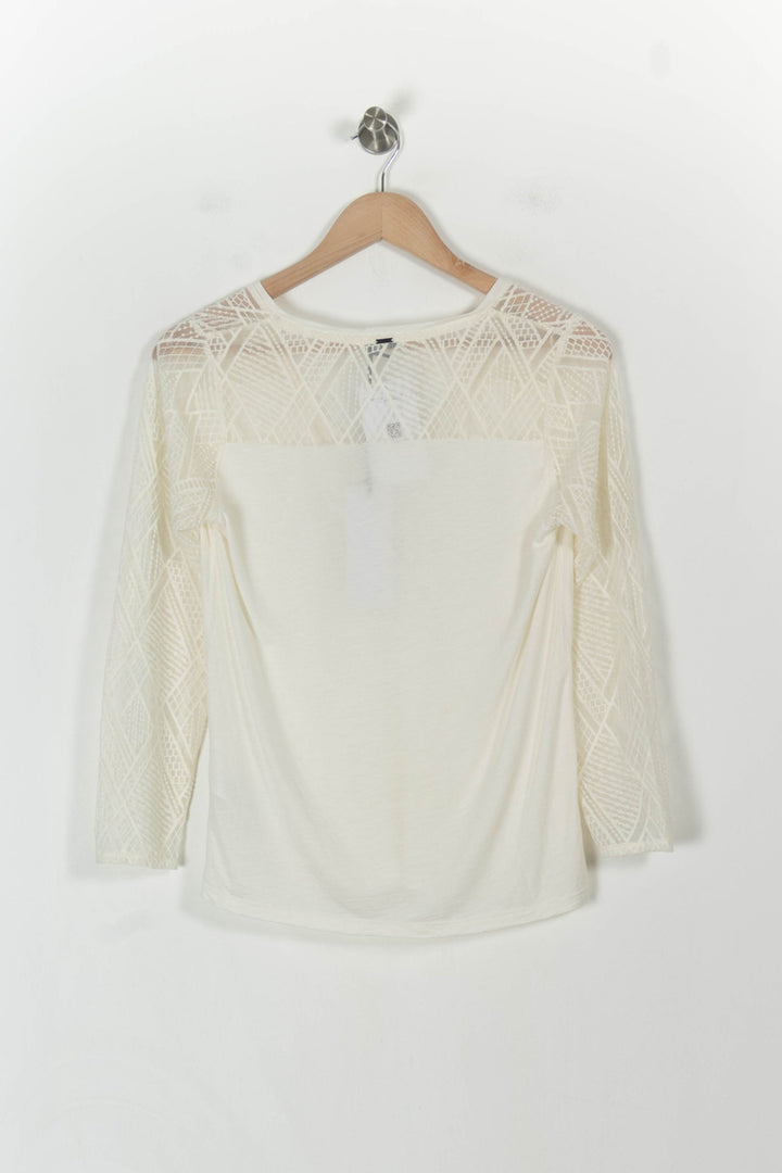 Tee-shirt Beige - Taille M/38 de la marque IKKS | PARAD107688 - Vendu par Paradigme - Image 4