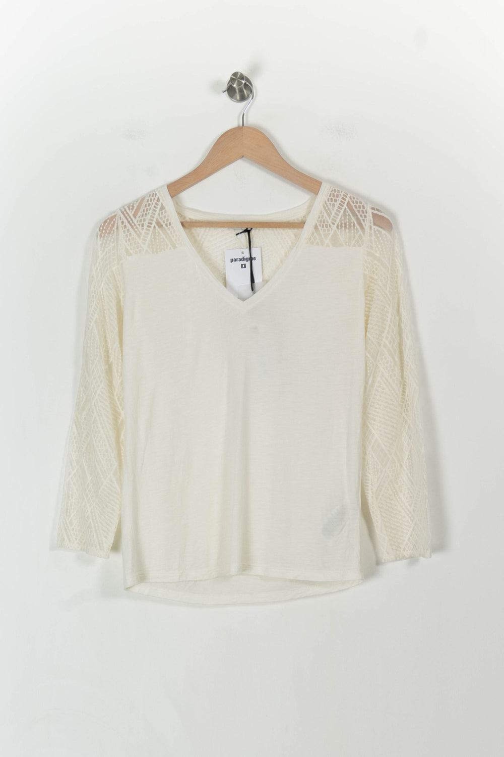 Tee-shirt Beige - Taille M/38 de la marque IKKS | PARAD107688 - Vendu par Paradigme - Image 2