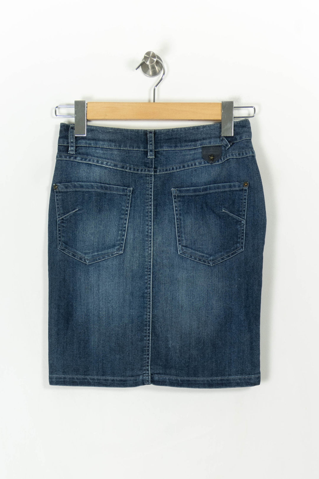 Jupe en Jean Bleue - Taille XS/34 de la marque IKKS | PARAD107689 - Vendu par Paradigme - Image 4
