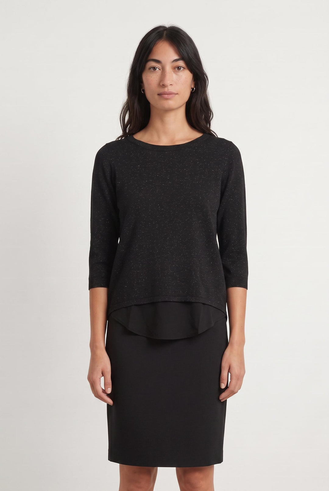Pull Noir - Taille XS/34 de la marque IKKS | PARAD107691 - Vendu par Paradigme - Image 1