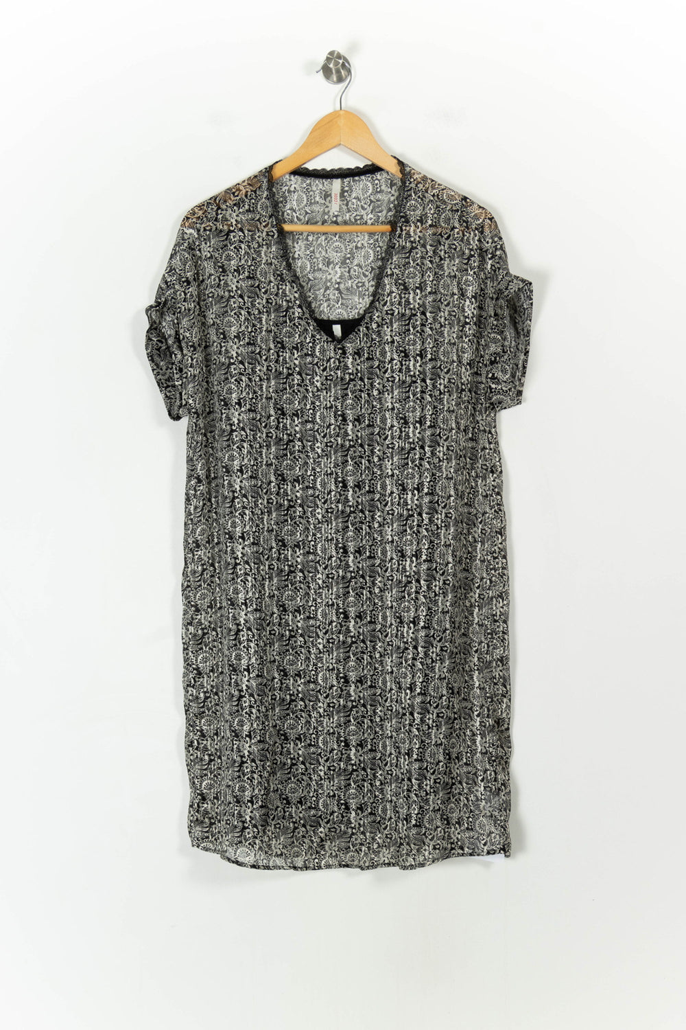 Robe Courte Noire et Blanche - Taille L/40 de la marque I.Code | PARAD107693 - Vendu par Paradigme - Image 2