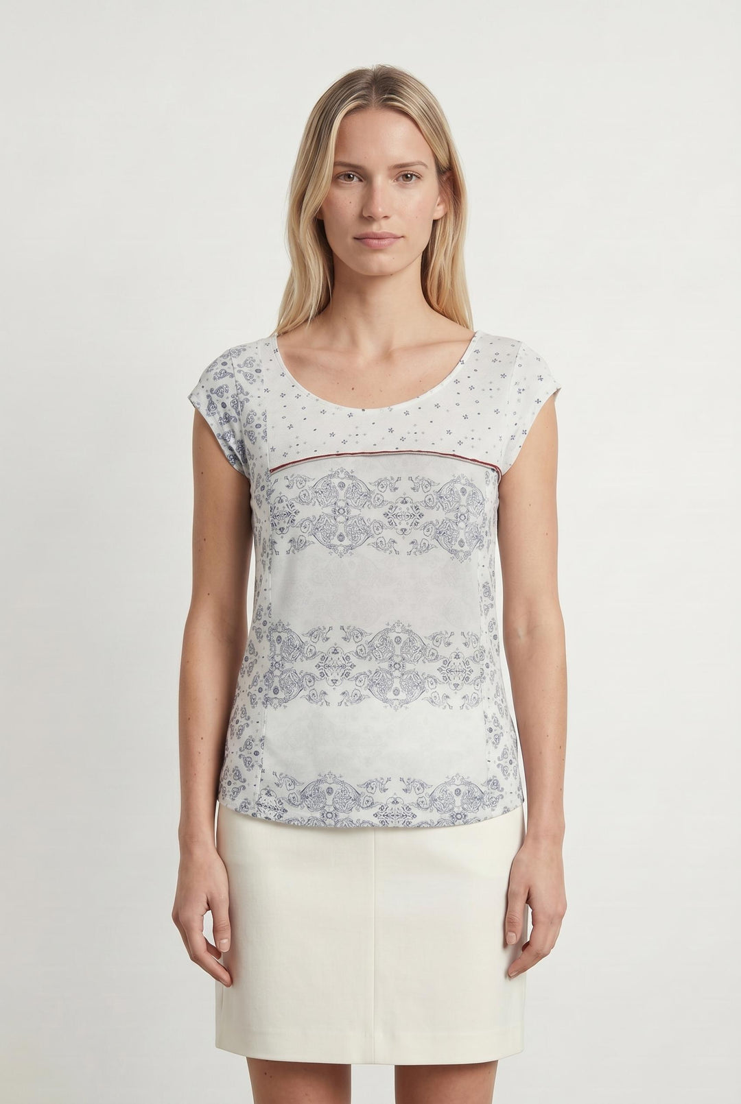 Blouse Blanche et Bleue - Taille XS/34 de la marque I.Code | PARAD107694 - Vendu par Paradigme - Image 1