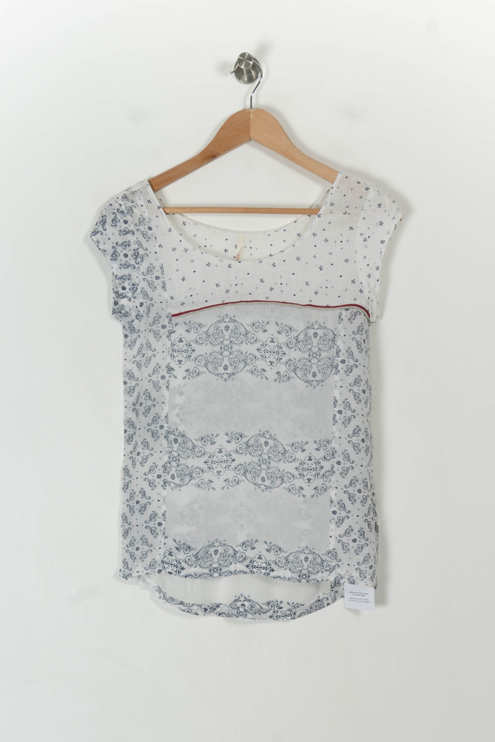 Blouse Blanche et Bleue - Taille XS/34 de la marque I.Code | PARAD107694 - Vendu par Paradigme - Image 2