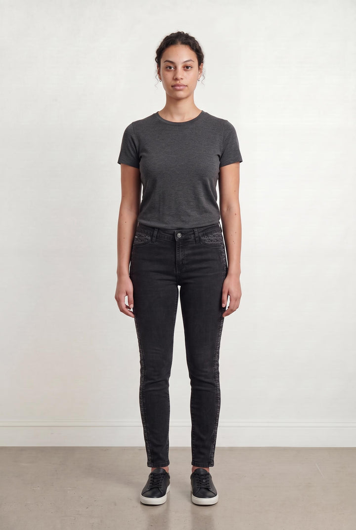 Jean Noir - Taille L/40 de la marque One Step | PARAD107695 - Vendu par Paradigme - Image 1
