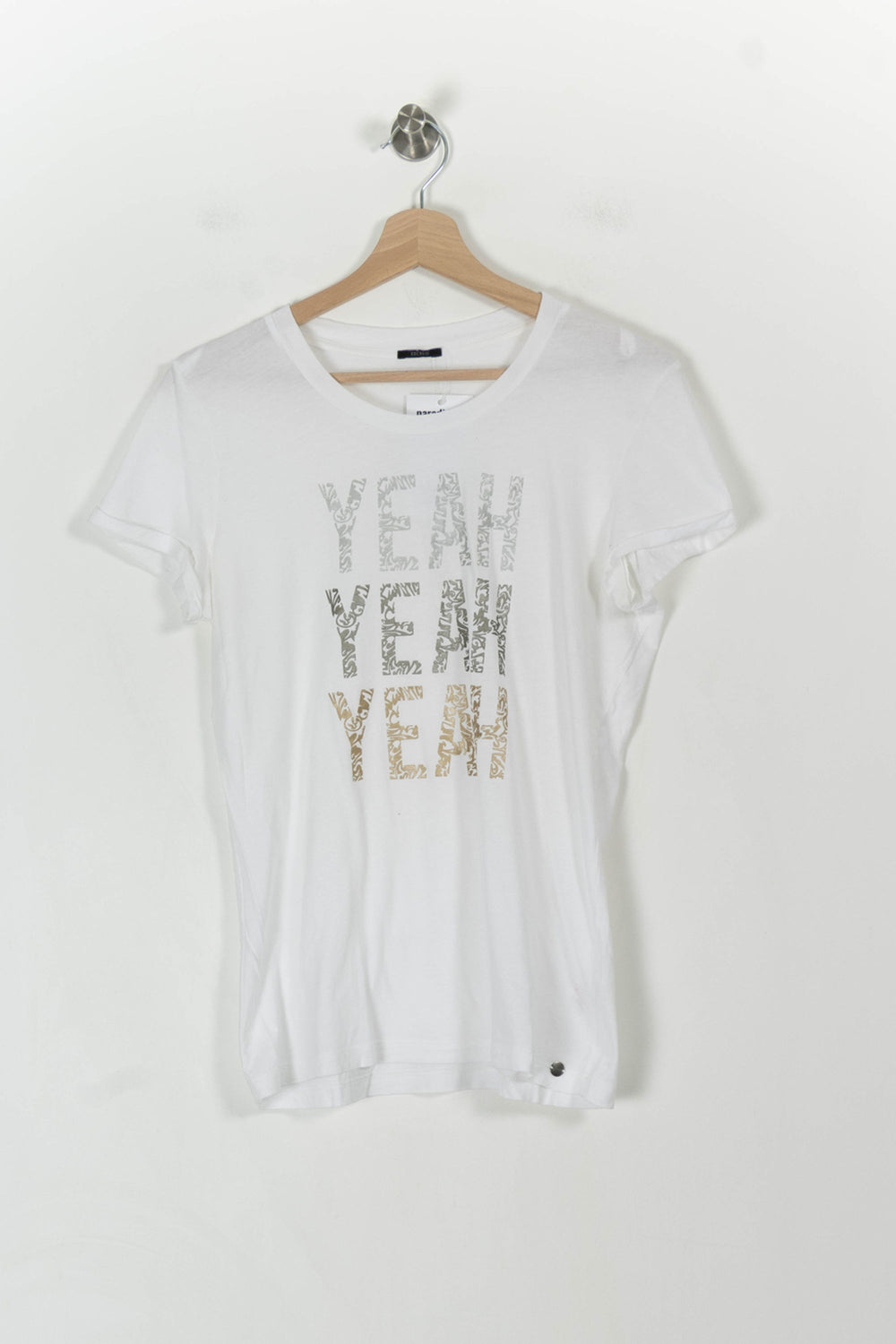 Tee-shirt Blanc - Taille L/40 de la marque IKKS | PARAD107697 - Vendu par Paradigme - Image 2