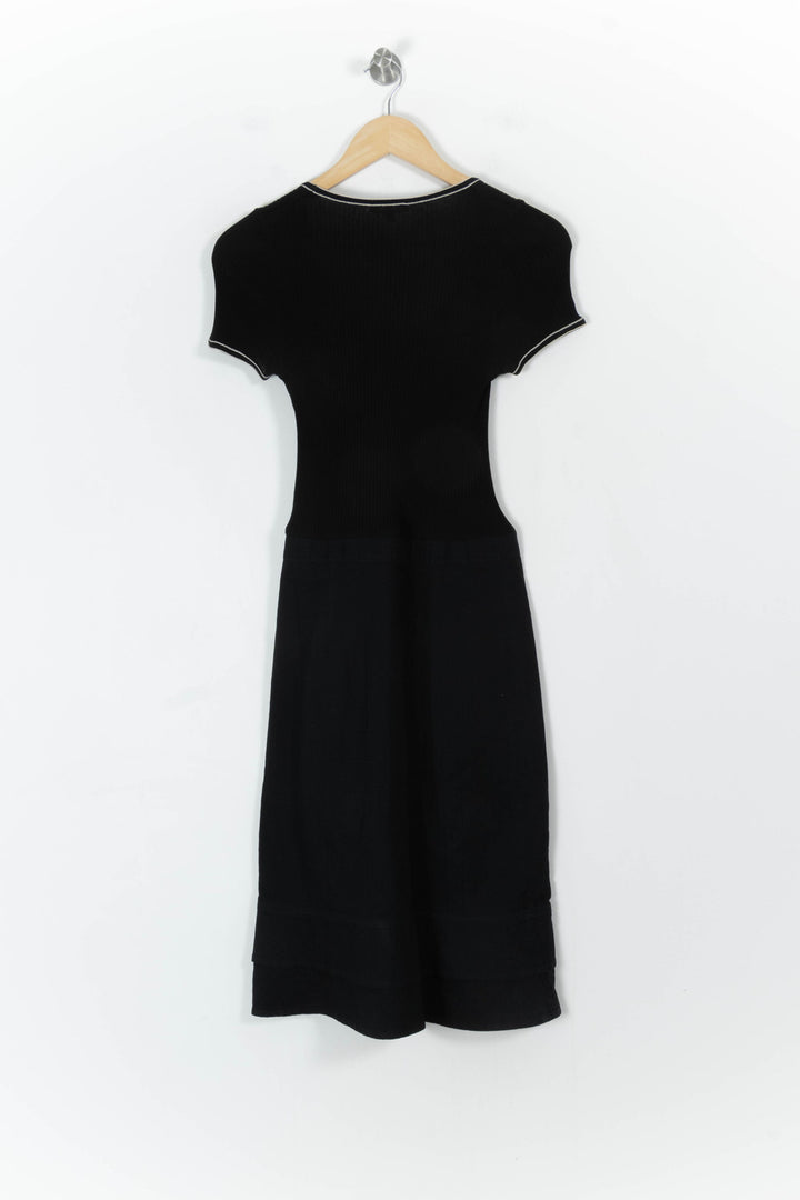 Robe Courte Noire - Taille M/38 de la marque Paule Ka | PARAD107701 - Vendu par Paradigme - Image 4
