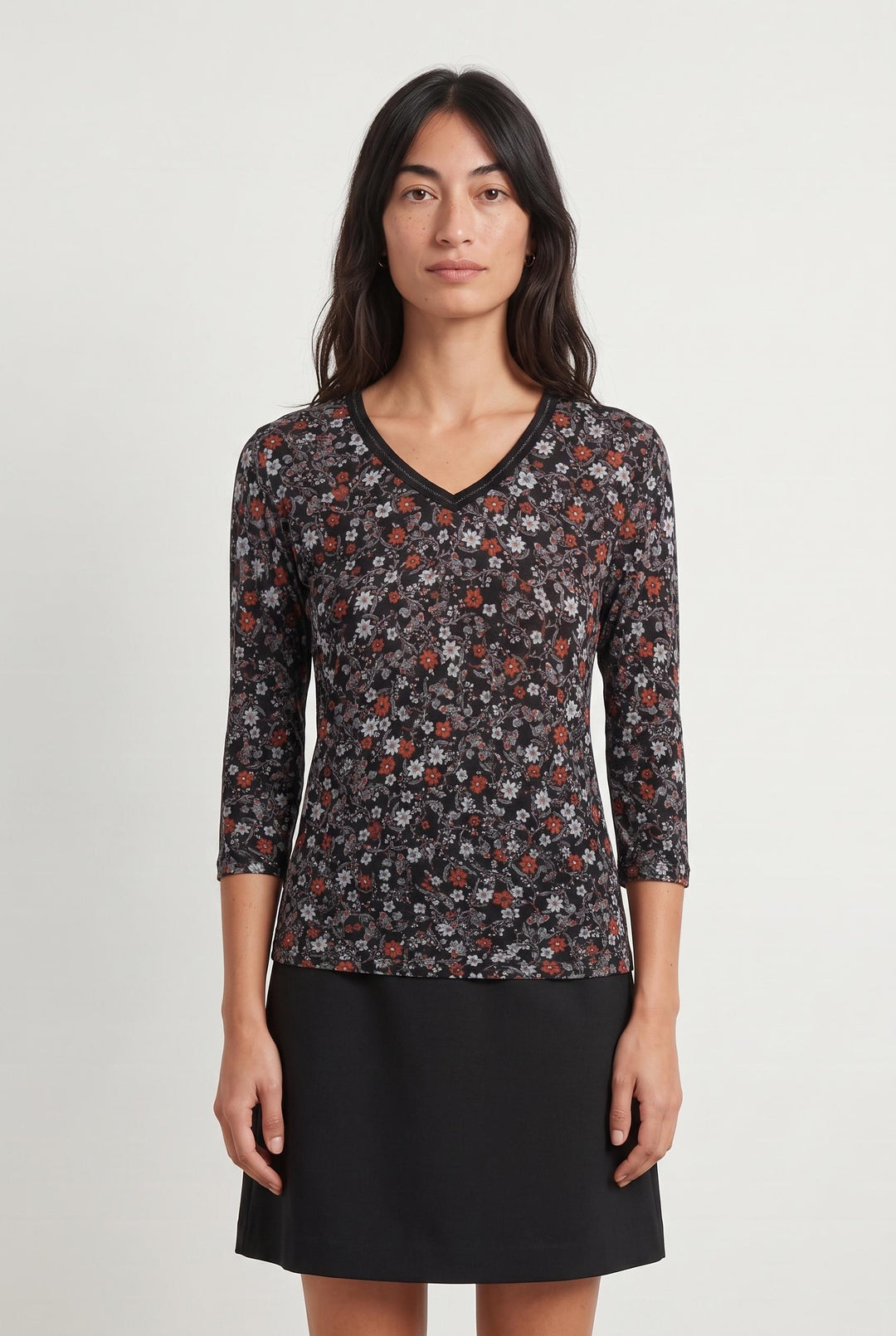 Tee-shirt Noir et Rouge - Taille M/38 de la marque One Step | PARAD107705 - Vendu par Paradigme - Image 1