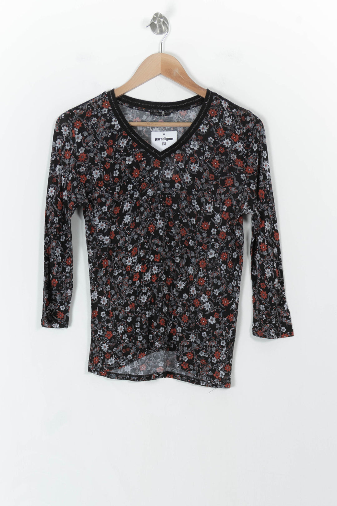 Tee-shirt Noir et Rouge - Taille M/38 de la marque One Step | PARAD107705 - Vendu par Paradigme - Image 2
