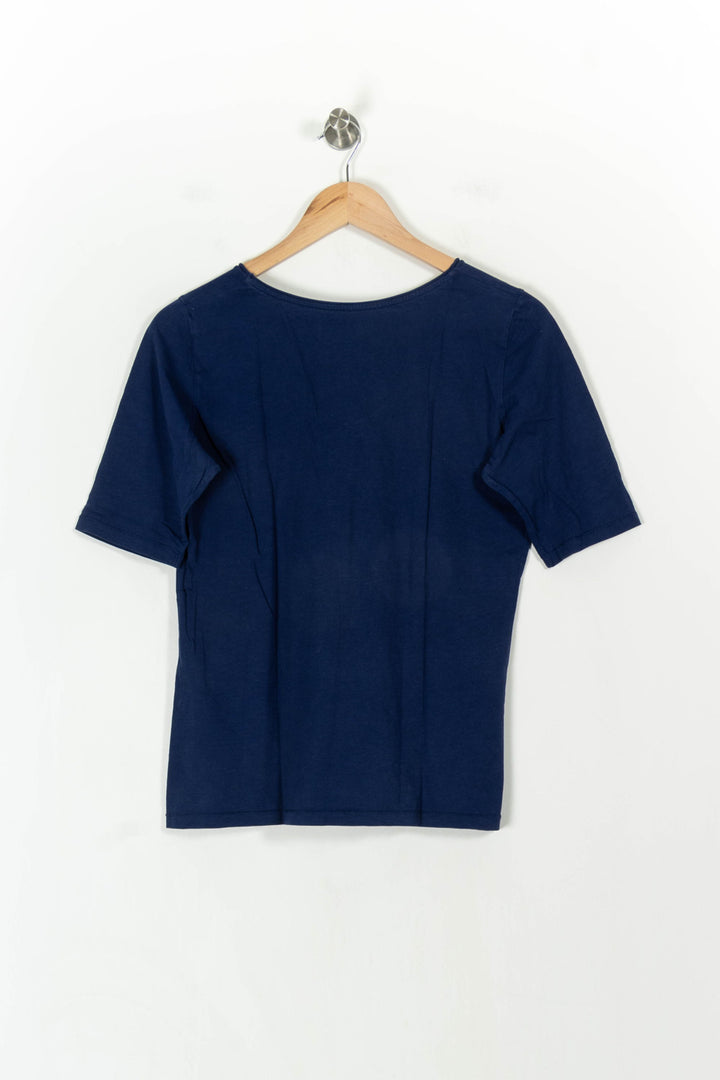 Tee-shirt Bleu - Taille L/40 de la marque Caroll | PARAD107708 - Vendu par Paradigme - Image 4