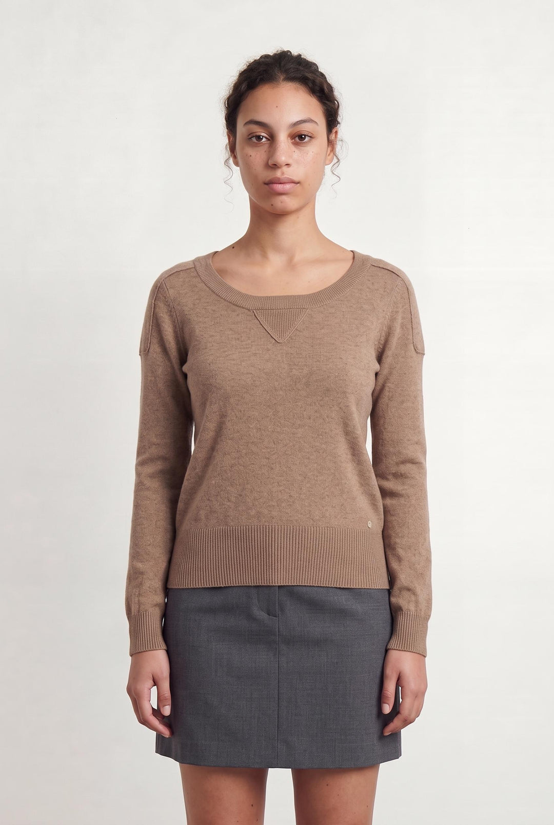 Pull Marron - Taille L/40 de la marque IKKS | PARAD107709 - Vendu par Paradigme - Image 1