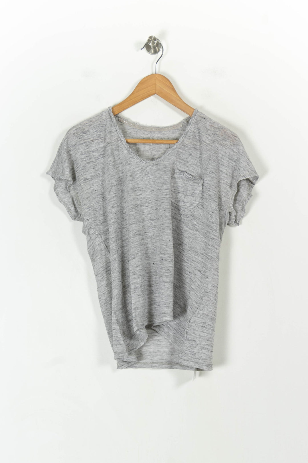 Tee-shirt Gris - Taille M/38 de la marque Sud express | PARAD107712 - Vendu par Paradigme - Image 2