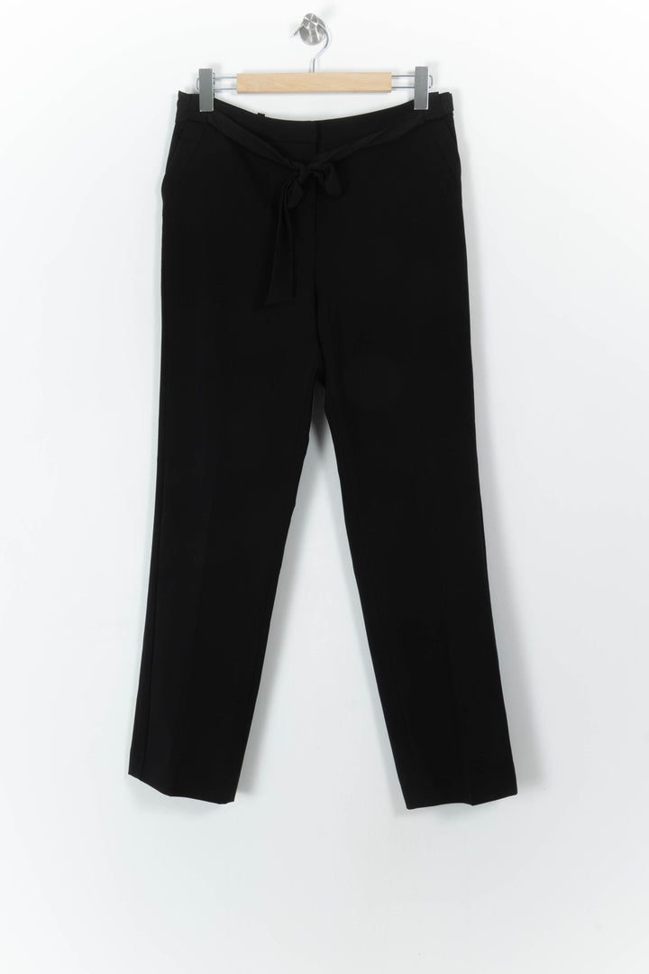 Pantalon Ceinturé Noir - Taille XXL/44 de la marque Maison 123 | PARAD107715 - Vendu par Paradigme - Image 2