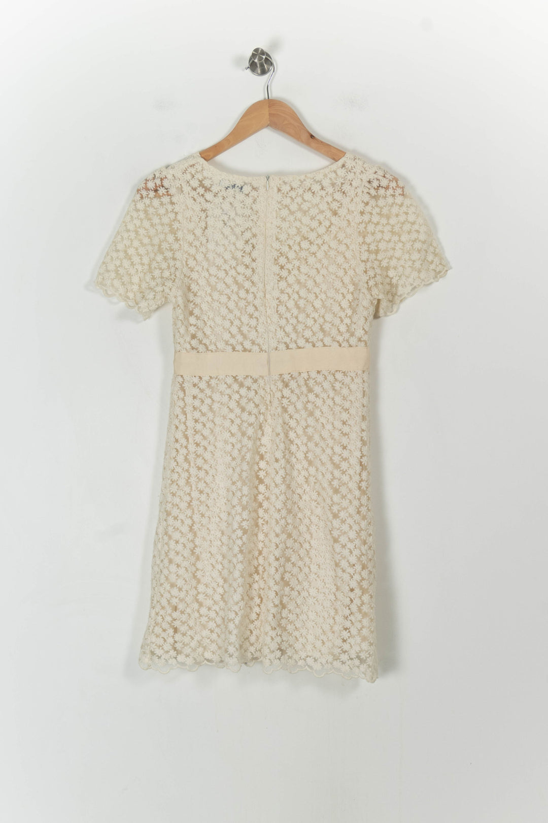 Robe Dentelle Beige - Taille S/36 de la marque Suncoo | PARAD107717 - Vendu par Paradigme - Image 4