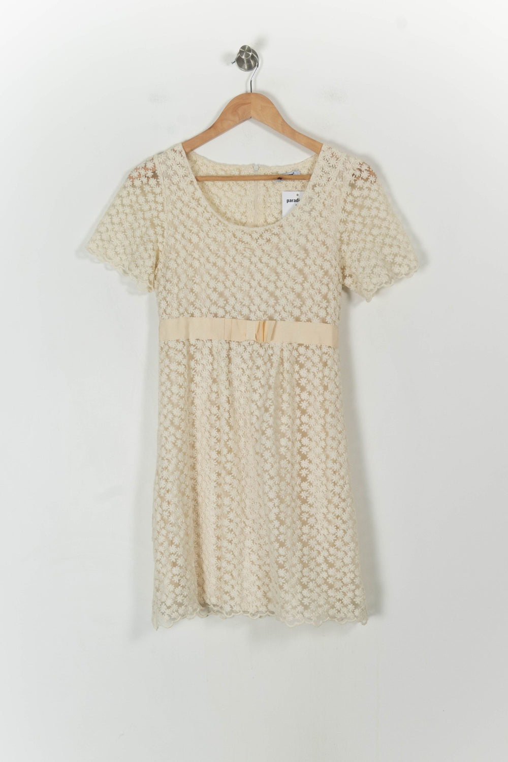 Robe Dentelle Beige - Taille S/36 de la marque Suncoo | PARAD107717 - Vendu par Paradigme - Image 2