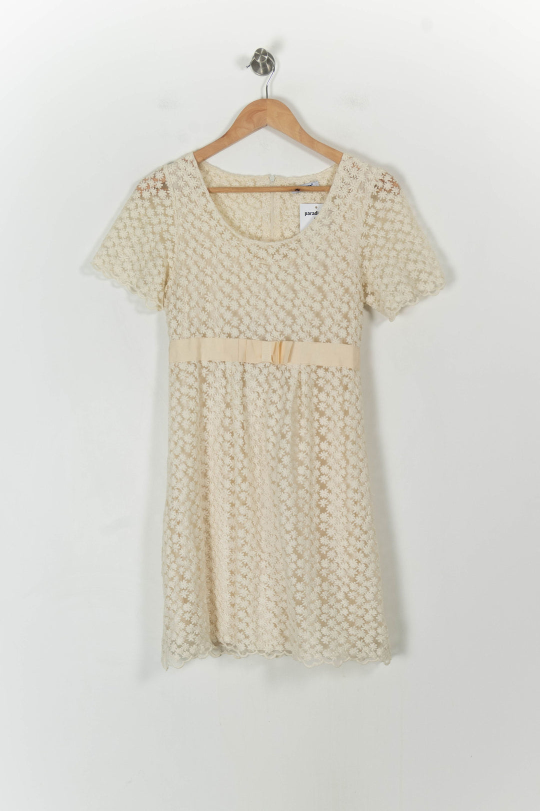 Robe Dentelle Beige - Taille S/36 de la marque Suncoo | PARAD107717 - Vendu par Paradigme - Image 2