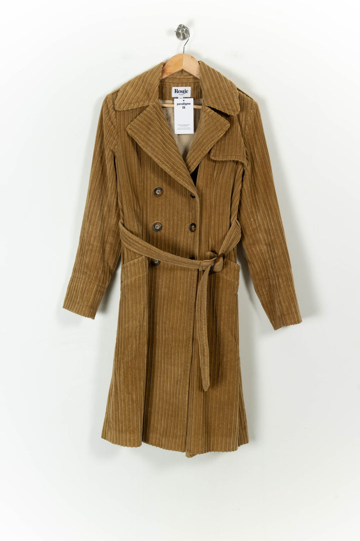 Trench Beige - Taille M/38 de la marque Rouje | PARAD107720 - Vendu par Paradigme - Image 2