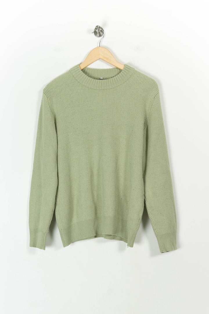 Pull Vert - Taille L/40 de la marque Au Printemps Paris | PARAD107721 - Vendu par Paradigme - Image 2
