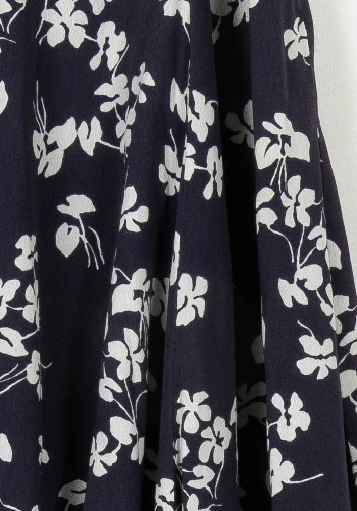 Jupe Plissée Bleu Marine et Blanche - Taille M/38 de la marque Rouje | PARAD107722 - Vendu par Paradigme - Image 3