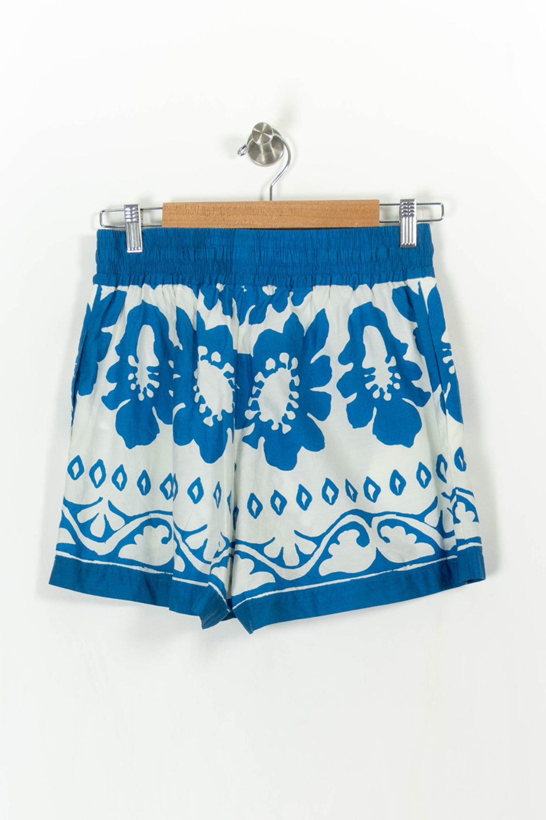 Short Bleu et Blanc - Taille M/38 de la marque Sandro | PARAD107723 - Vendu par Paradigme - Image 4