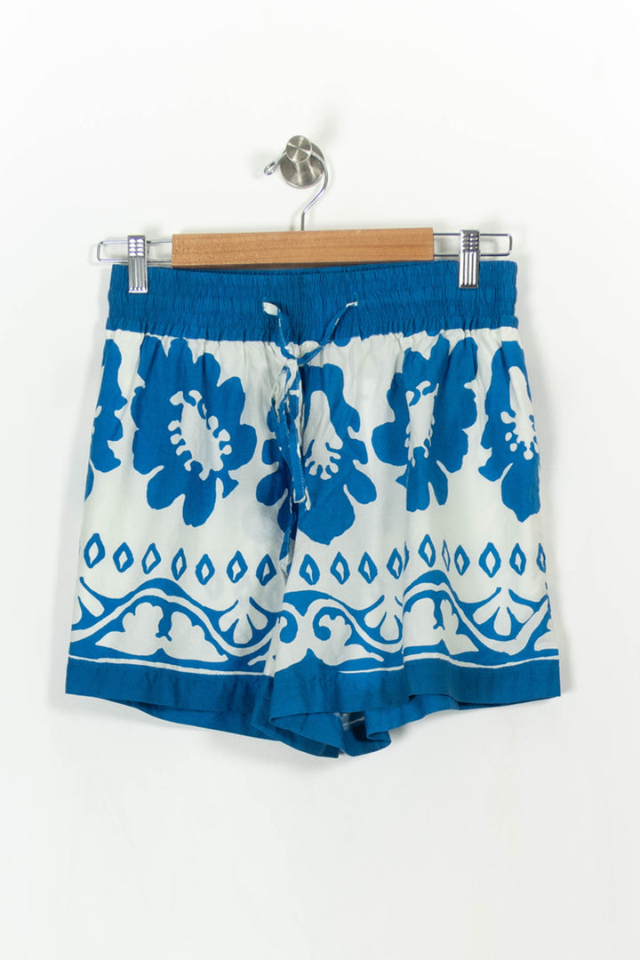 Short Bleu et Blanc - Taille M/38 de la marque Sandro | PARAD107723 - Vendu par Paradigme - Image 2