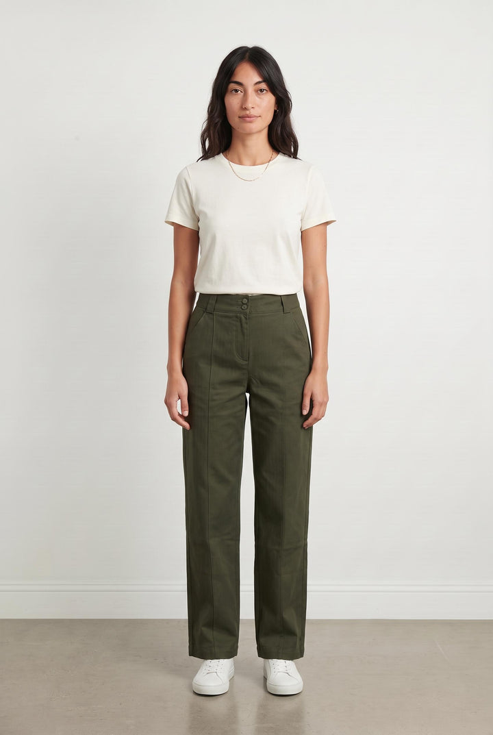 Pantalon Vert - Taille S/36 de la marque Rouje | PARAD107726 - Vendu par Paradigme - Image 1