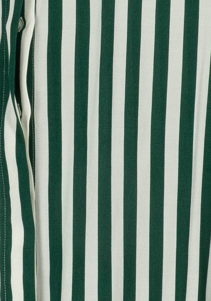 Chemise Rayée Verte et Blanche - Taille M/38 de la marque Caroll | PARAD107728 - Vendu par Paradigme - Image 3